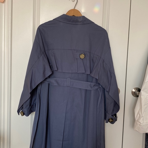 Blue Jazzevar Trenchcoat - Picture 4 of 15